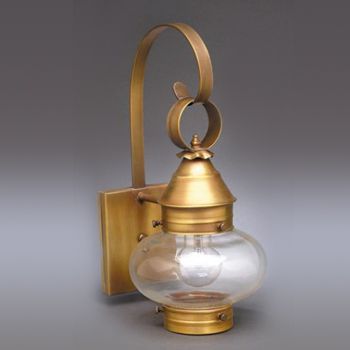 2021 Northeast Lantern Onion 1 Light Outdoor Wall Lantern - Crescent Harbor