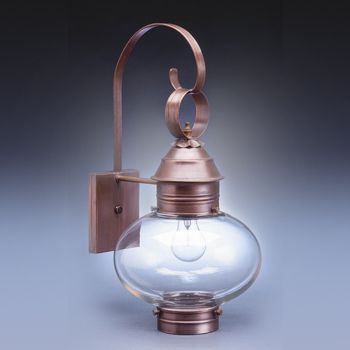 2041 Northeast Lantern Onion Outdoor Wall Sconce - Crescent Harbor