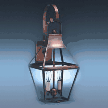 2237 Northeast Lantern Uxbridge 2 Light Wall Sconce - Crescent Harbor