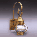 2511 Northeast Lantern Onion Outdoor Wall Sconce - Crescent Harbor
