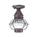 2514 Northeast Lantern Onion 1 Light Outdoor Flush Mount 12