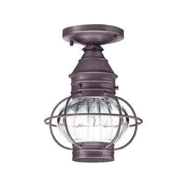 2514 Northeast Lantern Onion 1 Light Outdoor Flush Mount 12