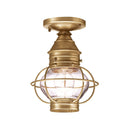 2514 Northeast Lantern Onion 1 Light Outdoor Flush Mount 1