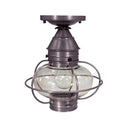 2524 Northeast Lantern Onion 1 Light Outdoor Flush Mount 11