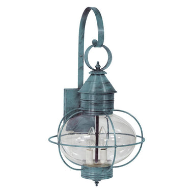 2541 Northeast Lantern Caged Onion Wall Light 28