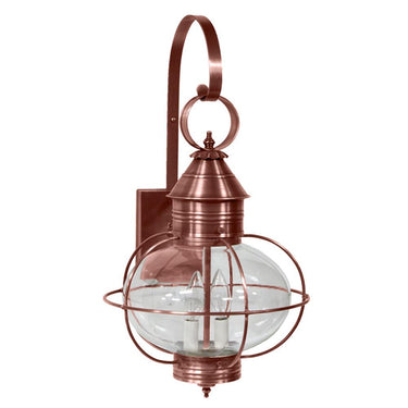 2541 Northeast Lantern Caged Onion Wall Light 34