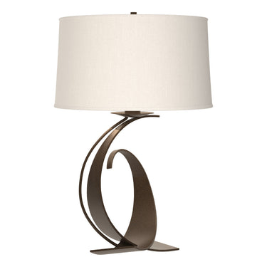27-2678 Hubbardton Forge Large Fullered Impressions Table Lamp 1
