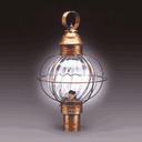 2843 Northeast Lantern Round Onion 1 Light Post Light - Crescent Harbor