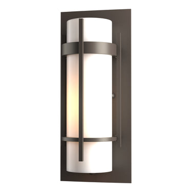 30-5892 Hubbardton Forge Banded Aluminum Small Outdoor Sconce 4