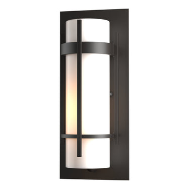 30-5892 Hubbardton Forge Banded Aluminum Small Outdoor Sconce 3
