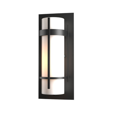 30-5892 Hubbardton Forge Banded Aluminum Small Outdoor Sconce 1