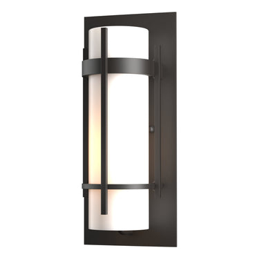30-5893 Hubbardton Forge Banded Aluminum Medium Outdoor Sconce 6