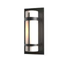 30-5893 Hubbardton Forge Banded Aluminum Medium Outdoor Sconce 1