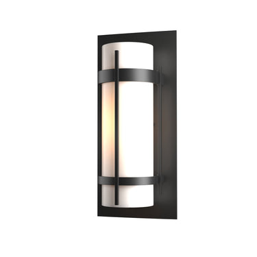30-5893 Hubbardton Forge Banded Aluminum Medium Outdoor Sconce 1