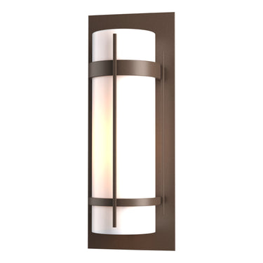 30-5894 Hubbardton Forge Banded Aluminum Large Outdoor Sconce 3
