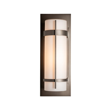 30-5894 Hubbardton Forge Banded Aluminum Large Outdoor Sconce 3