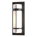 30-5894 Hubbardton Forge Banded Aluminum Large Outdoor Sconce 4