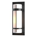 30-5894 Hubbardton Forge Banded Aluminum Large Outdoor Sconce 1