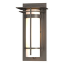 30-5992 Hubbardton Forge Banded Aluminum Small Sconce with Top Plate 3