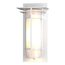 30-5992 Hubbardton Forge Banded Aluminum Small Sconce with Top Plate 4