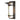 30-5993 Hubbardton Forge Banded Aluminum Med. Sconce with Top Plate 2