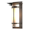 30-5994 Hubbardton Forge Banded Aluminum Lg. Sconce with Top Plates 2