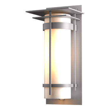 30-5994 Hubbardton Forge Banded Aluminum Lg. Sconce with Top Plates 3