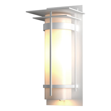 30-5994 Hubbardton Forge Banded Aluminum Lg. Sconce with Top Plates 5