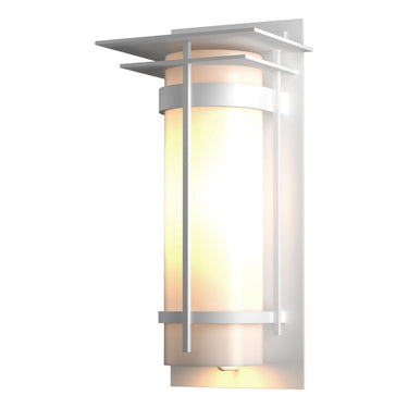 30-5994 Hubbardton Forge Banded Aluminum Lg. Sconce with Top Plates 6