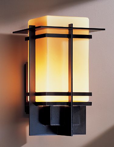 30-6003 Hubbardton Forge Tourou Aluminum Large Outdoor Sconce - Crescent Harbor