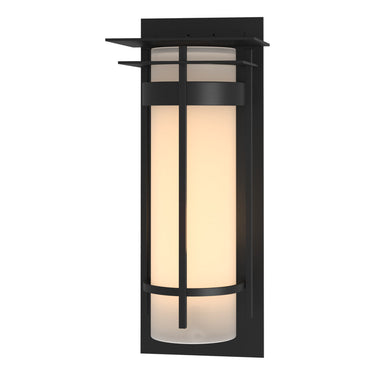 305995 Hubbardton Forge Banded with Top Plate Extra Large Outdoor Sconce 1