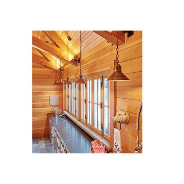3422 Northeast Lantern Barn Adjustable Hanging Light 13.5" - 21.5"H 2
