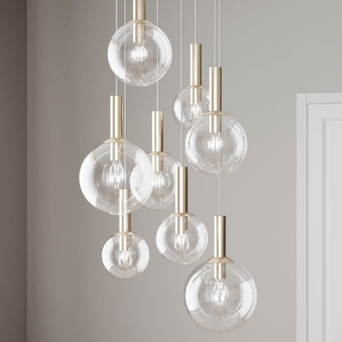 3768 Bubbles Pendant 8 Light by Sonneman Lighting 1