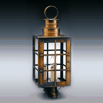 5153 Northeast Lantern Suffolk 3 Light Post Lamp - Crescent Harbor