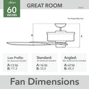 55035 60" Fellini Fan - Brushed Cocoa by Casablanca Fan company 9