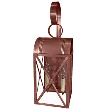 6051 Northeast Lantern Adams Wall Light with X-bar 19