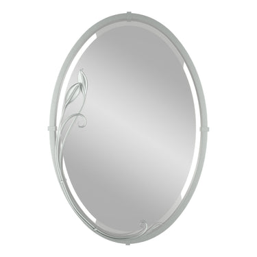 71-0014 Hubbardton Forge Oval with Leaf Beveled Mirror 4