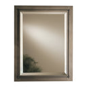 71-0116 Hubbardton Forge Metra 28 Inch Beveled Mirror 1