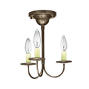 903F Northeast Lantern Williams 3 Light Flush Mount Chandelier 3