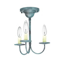 903F Northeast Lantern Williams 3 Light Flush Mount Chandelier 5