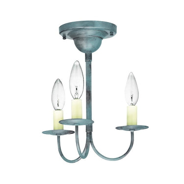 903F Northeast Lantern Williams 3 Light Flush Mount Chandelier 5
