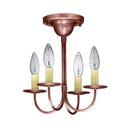 904F Northeast Lantern 4 Light Flush Mount Chandelier 2