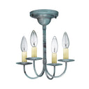 904F Northeast Lantern 4 Light Flush Mount Chandelier 5