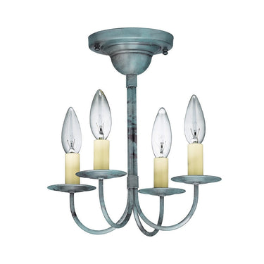 904F Northeast Lantern 4 Light Flush Mount Chandelier 5