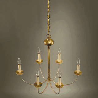 906V Northeast Lantern 6 Light Chandelier - Crescent Harbor