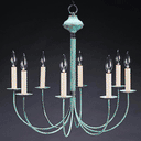 908 Northeast Lantern 8 Light Single Tier Chandelier - Crescent Harbor