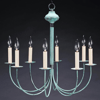 908 Northeast Lantern 8 Light Single Tier Chandelier - Crescent Harbor