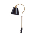 House of Troy AR404-WB/BLK Aria 1 Light Task lamp in Weathered Brass 1