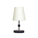 House of Troy B203-BLK/SN Bryson 1 Light Table lamp in Black/Satin Nickel 1