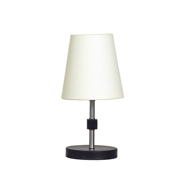 House of Troy B203-BLK/SN Bryson 1 Light Table lamp in Black/Satin Nickel 1